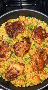 JOLLLOF RICE AND CHICKEN